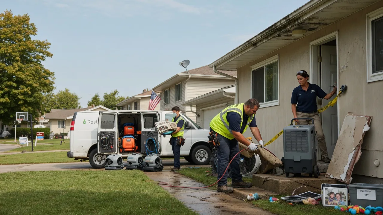 Water Damage Restoration in Free Soil, MI near me